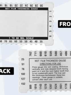 WET FILM THICKNESS GAUGE